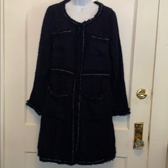 Beaded Boucle Vintage 3/4 Coat from Anthropologie - Picture 1 of 10